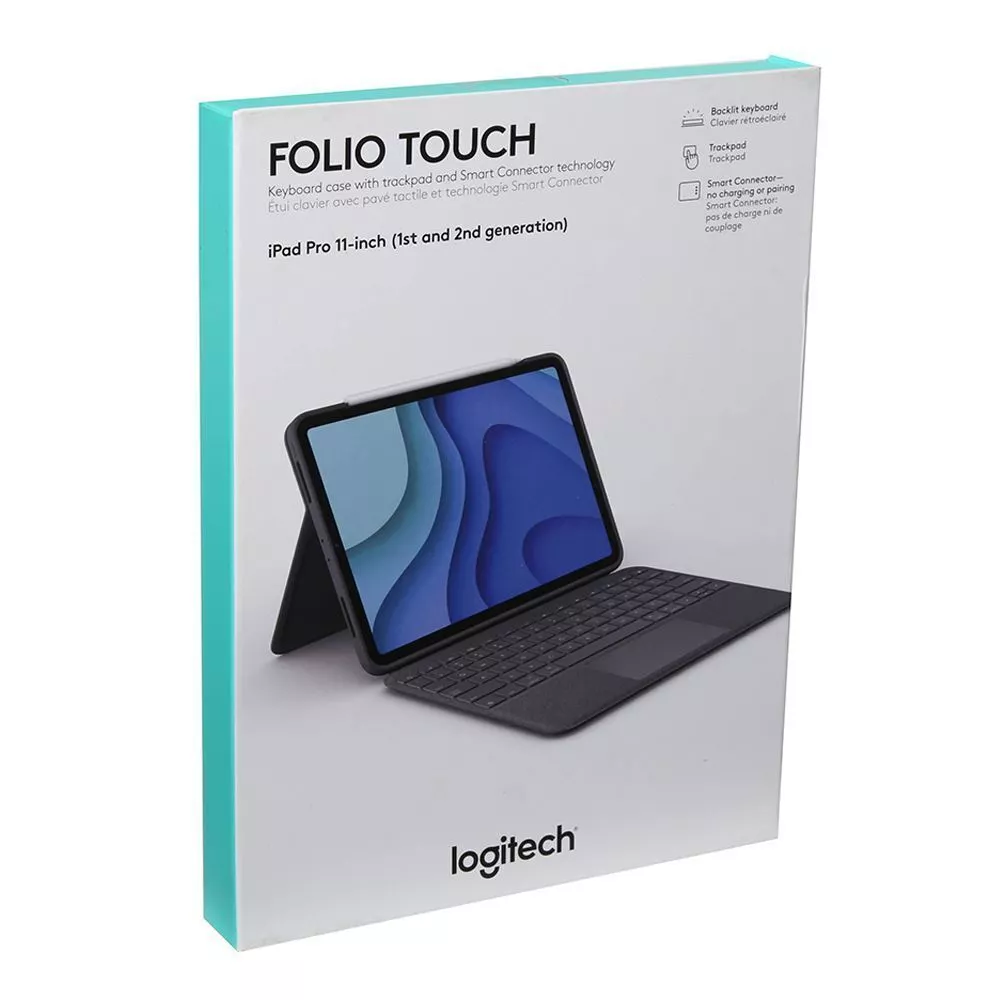 Logitech Folio Touch Keyboard + Smart Connector for iPad Pro 11 1st 2nd  3rd Gen 97855158796