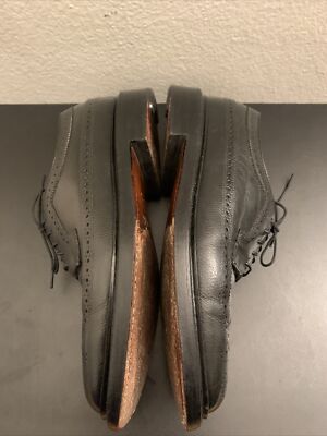 Florsheim Vintage Royal Imperial Black Long Wing Oxfords 96624