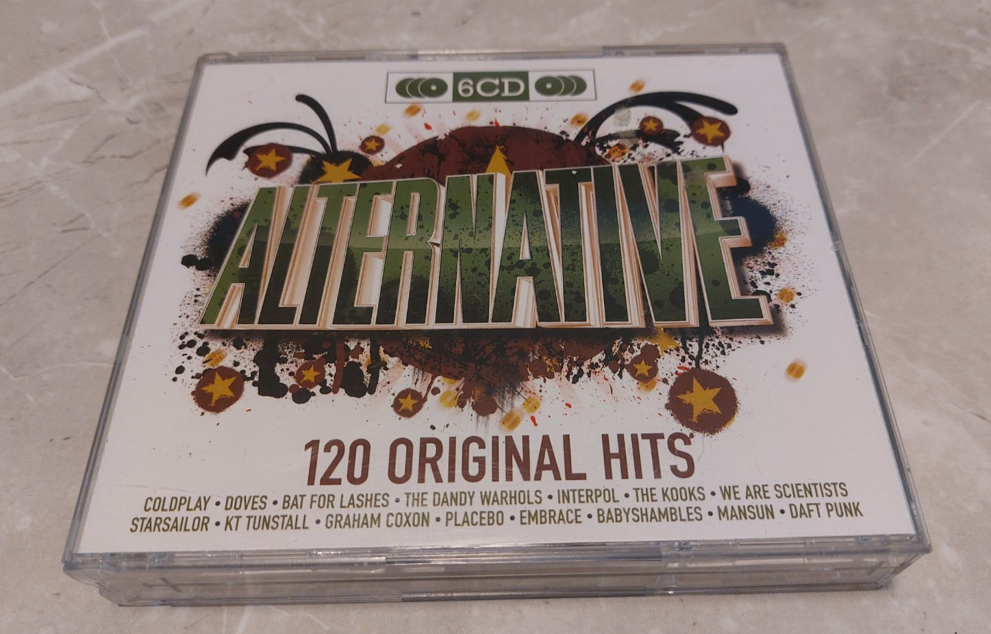 ALTERNATIVE ~ VARIOUS ARTISTS ~ 120 ORIGINAL HITS  6 X CD ALBUM EXCELLENT 2009