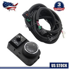 Fog Light Wiring Harness & Switch Fit For 07-14 Chevy Silverado 07-13 GMC Sierra