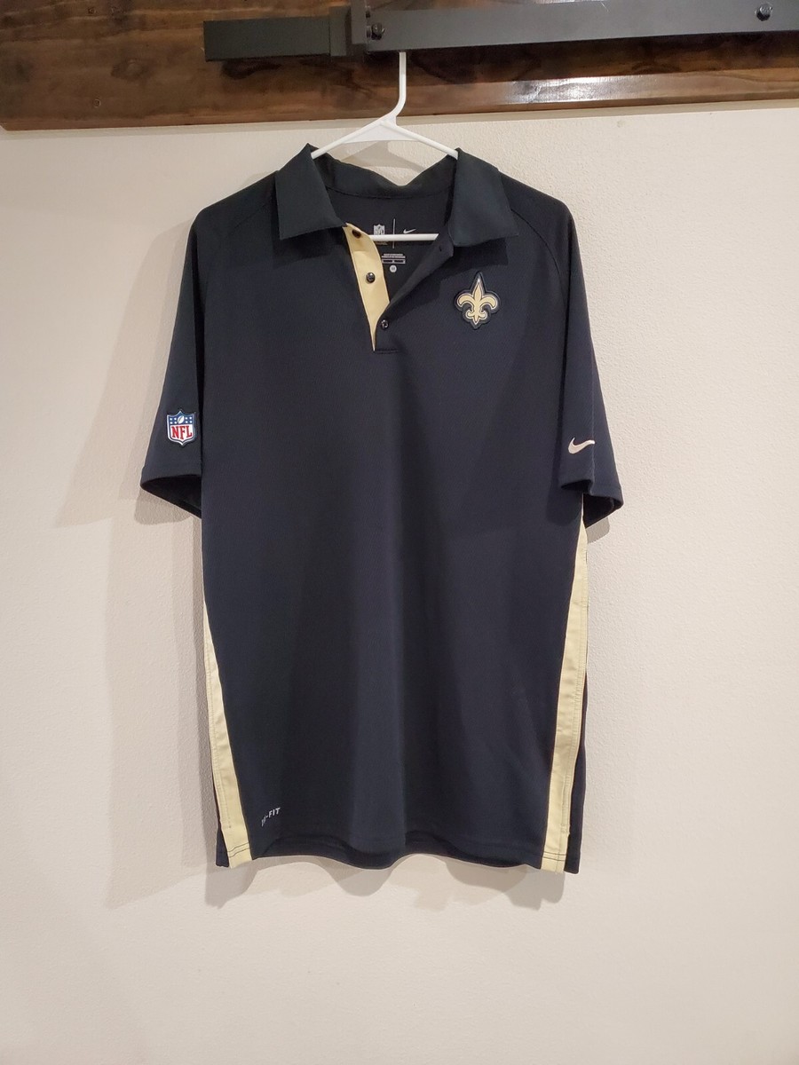 saints polo shirt nike