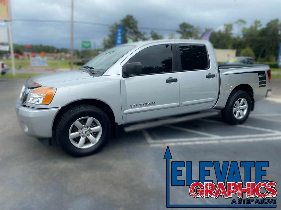 For Nissan Titan Decals Side Power 3m Stripes Vinyl Graphics Stickers 2004-2015 - Imagem 4 de 4