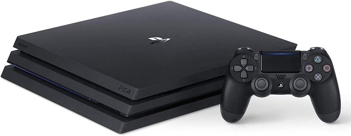 SONY PS4 PlayStation 4 Pro Jet Black 1TB (CUH-7200 BB01) From Japan New