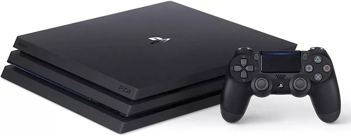 SONY PS4 PlayStation 4 Pro Jet Black 1TB (CUH-7200 BB01) From