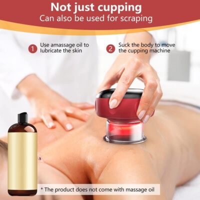 Hot Sell Smart Electric Cupping Massage Suction Vacuum Scraping