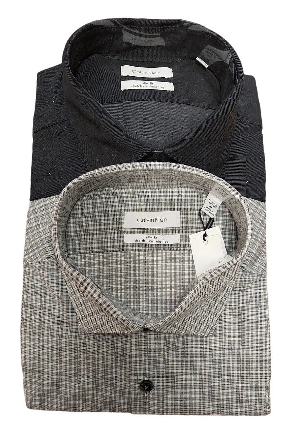 Calvin klein dress 2024 shirts slim fit