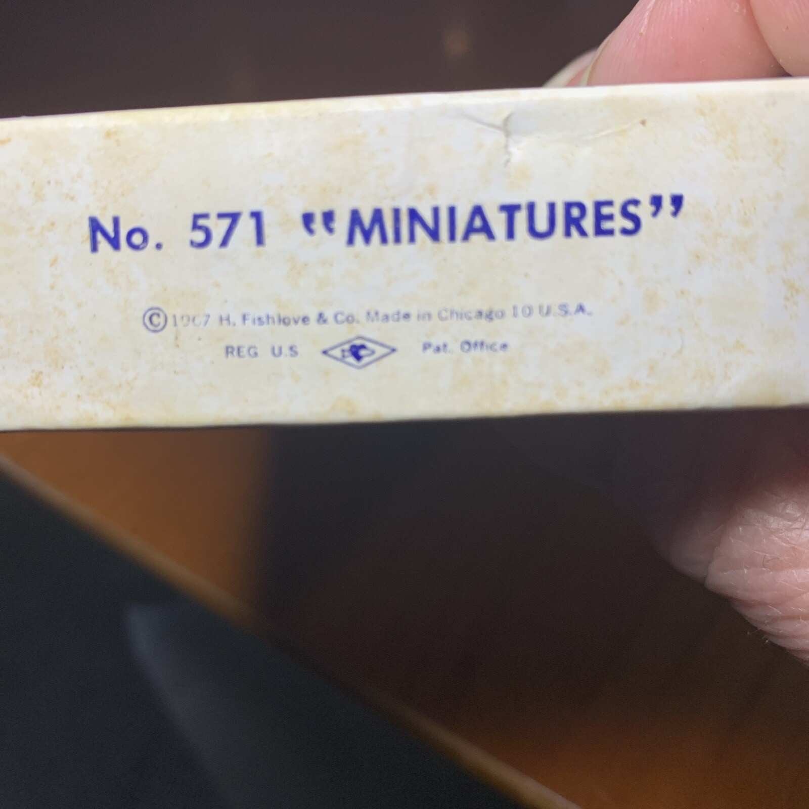 Vtg 1967 Miniatures For Emergencies Delsey Toilet Paper Novelty H Fishlove & Co.