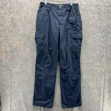 5.11 Tactical Pants Women 8 Long Utility Blue Cargo Pocket Police Combat Ripstop