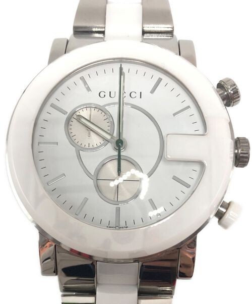 GUCCI G-Timeless Chronograph YA101345 Women's Watch White Dial