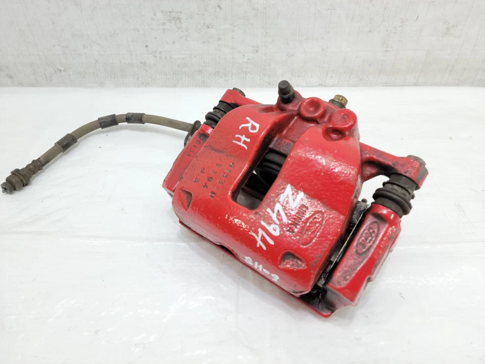 2011-2015 Ford Fiesta Front Right Passenger Brake Caliper Red OEM Foto 3 de 4