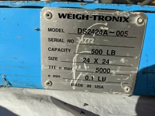 Weigh-Tronix SS Digital Scale Indicator WI-127 With Washdown Base 100lb 20 X 20