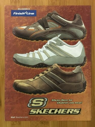 2006 Skechers Shoes / Sneakers Print Ad/Poster Official Man Cave Room Art Decor - Afbeelding 1 van 3