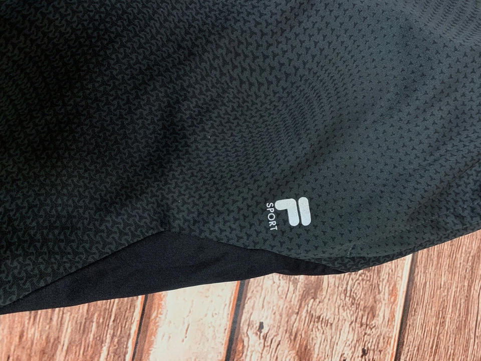 File Sport Boys Black/Gray Patterned Athletic Mesh Shorts. Size S. - Image 4 of 4