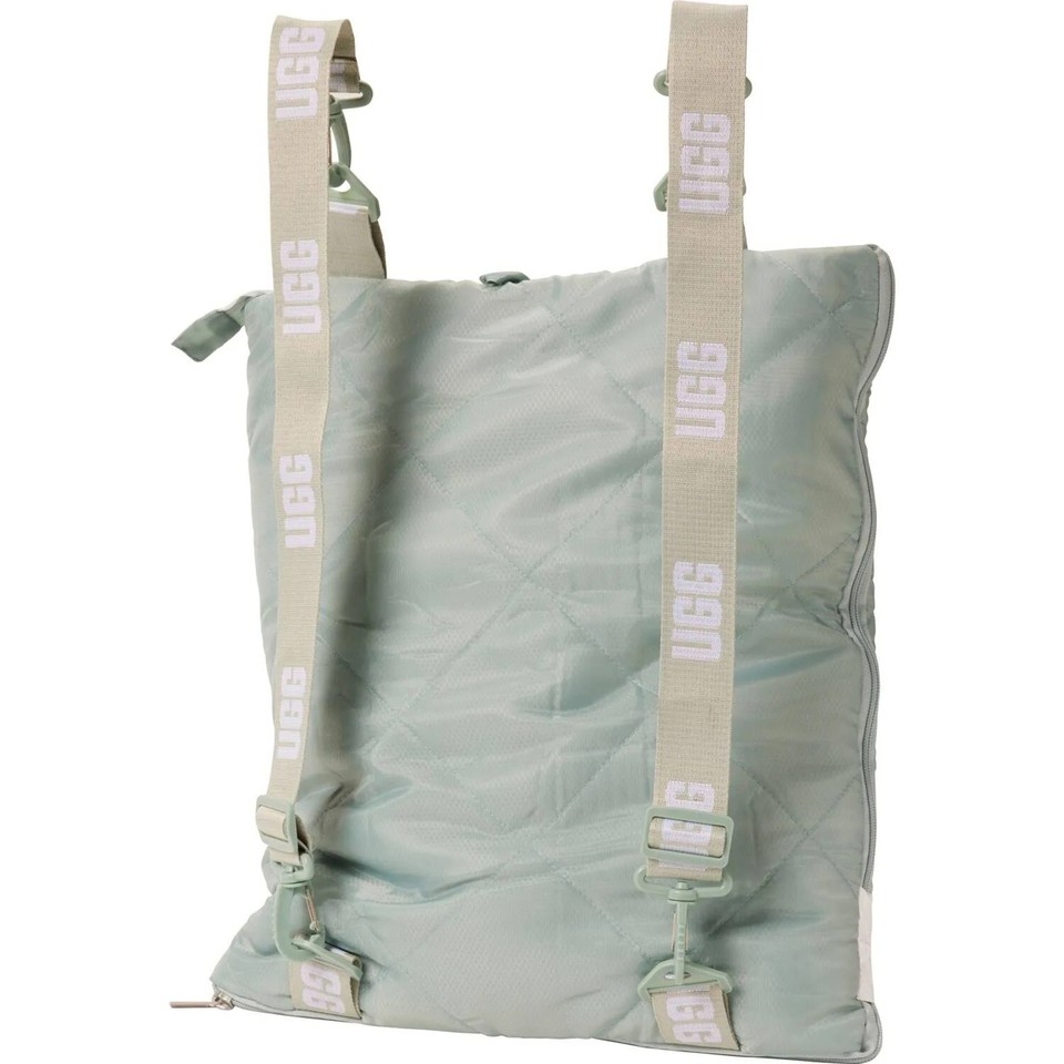 UGG Mischa Quilted Outdoor Blanket Beach Picnic Camping Sidewalk Stripe