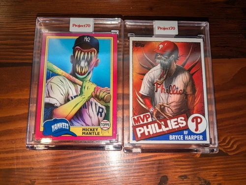 Topps Project70 Bryce Harper & Mickey Mantle by Alex Pardee