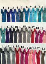 14" Inches Closed End Invisible Zippers - Over 60 colors available - IV14  #a