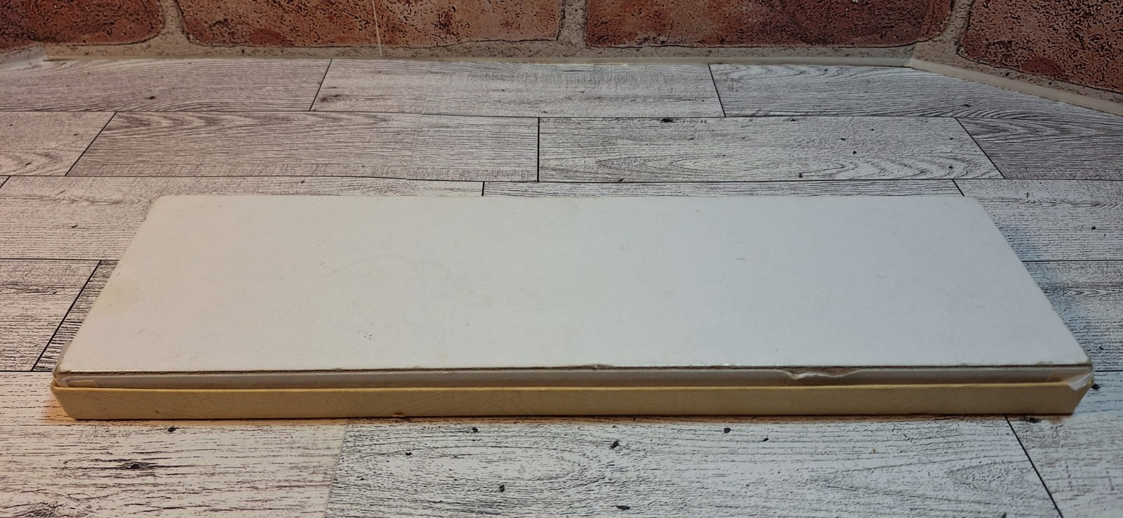 Drueke Vintage Souvenir Cribbage Board Mackinac Straits Bridge With orig. Box