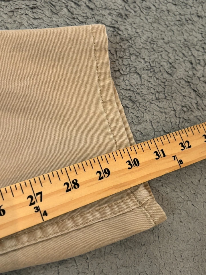 Michael Kors Pants Mens 34x32 (34x30) Khaki Beige Parker Slim Fit Stretch Chino - Image 4 of 4