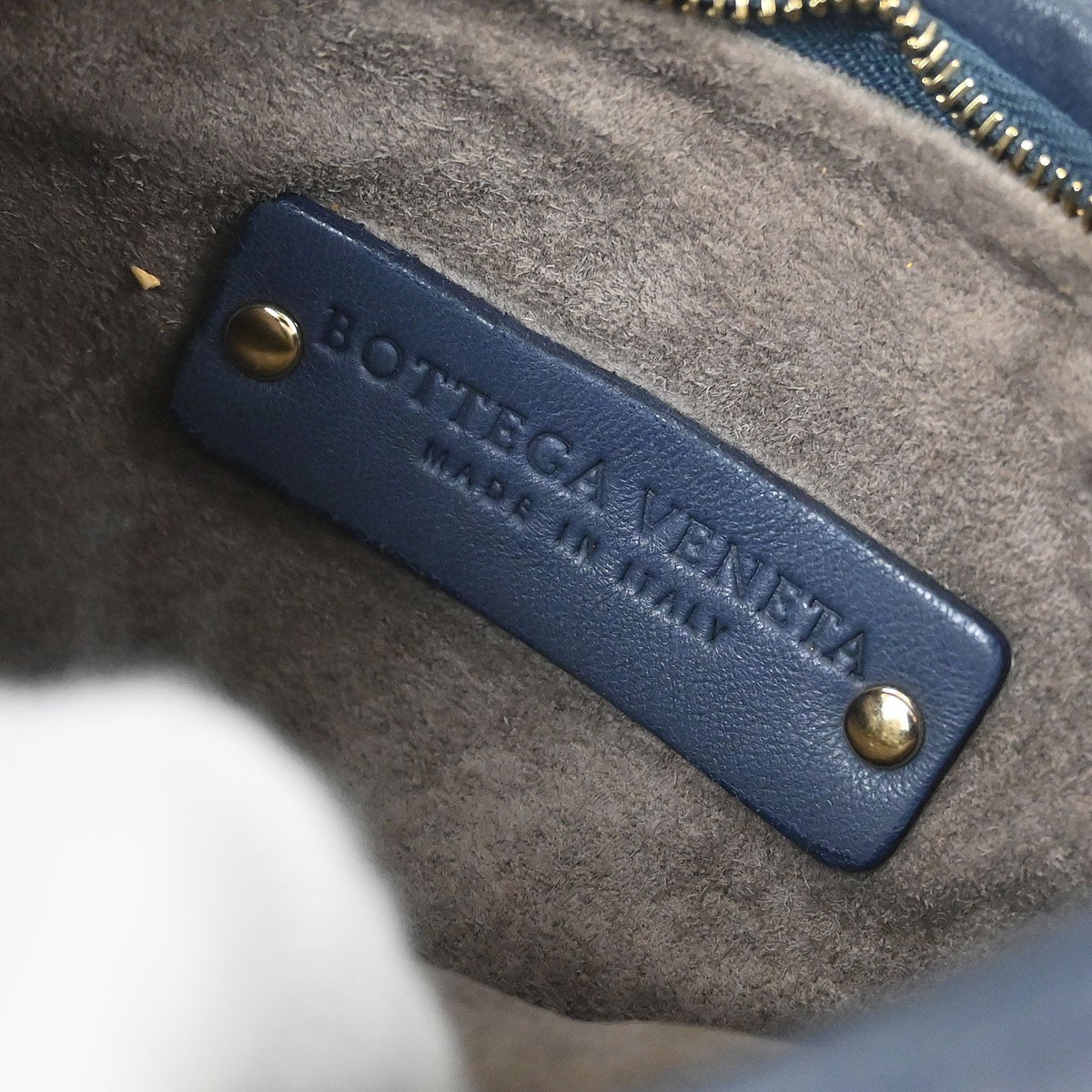 Bottega Veneta Blue Lambskin Intrecciato Hobo Handbag EPEV 2008 2048 B 135666 thumbnail 9