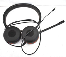 Jabra Evolve 30 II MS Stereo Wired Headset Music Headphones Over Ear Placement