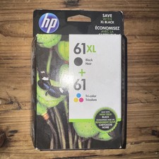 HP 61XL/61 (CZ138FN) Black/Tri-Color Ink Cartridge