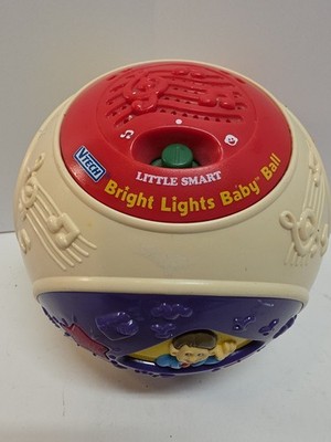 Vtech LITTLE SMART Bright Lights Baby Ball, Interactive Crawl & Learn, Sound VTG