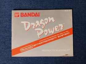 Dragon Power (Bandai, 1988) NES Game w/ Box & Manual ~ Tested & Working