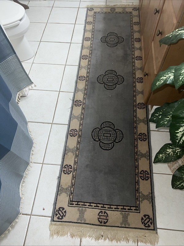 Vintage Chinese Art Deco runner