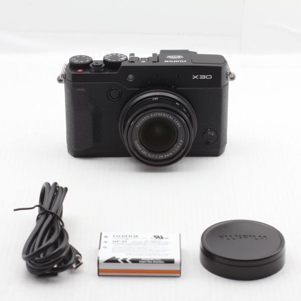 Fujifilm X30 Black Compact Camera, Excellent Condition, Quick-Shot