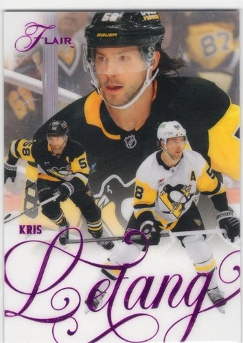 2025-26 FLEER FLAIR BACKCHECK PURPLE #103 PENGUINS - KRIS LETANG 137/199