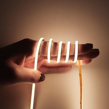 3mm COB Strip Light, DC 12V Natural White 16.4ft Flexible Cuttable Ultra-Thin...