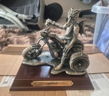 Tudor Mint Myth & Magic ?The Triker? Dragon Motorcycle Figurine Mark Locker