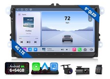 9"Android Auto for VW Golf Jetta Passat Tiguan Car Stereo Apple CarPlay Qualcomm