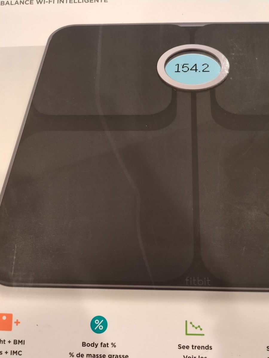 Fitbit Aria 2 Wi-fi Smart Scale Black FB202BK for sale