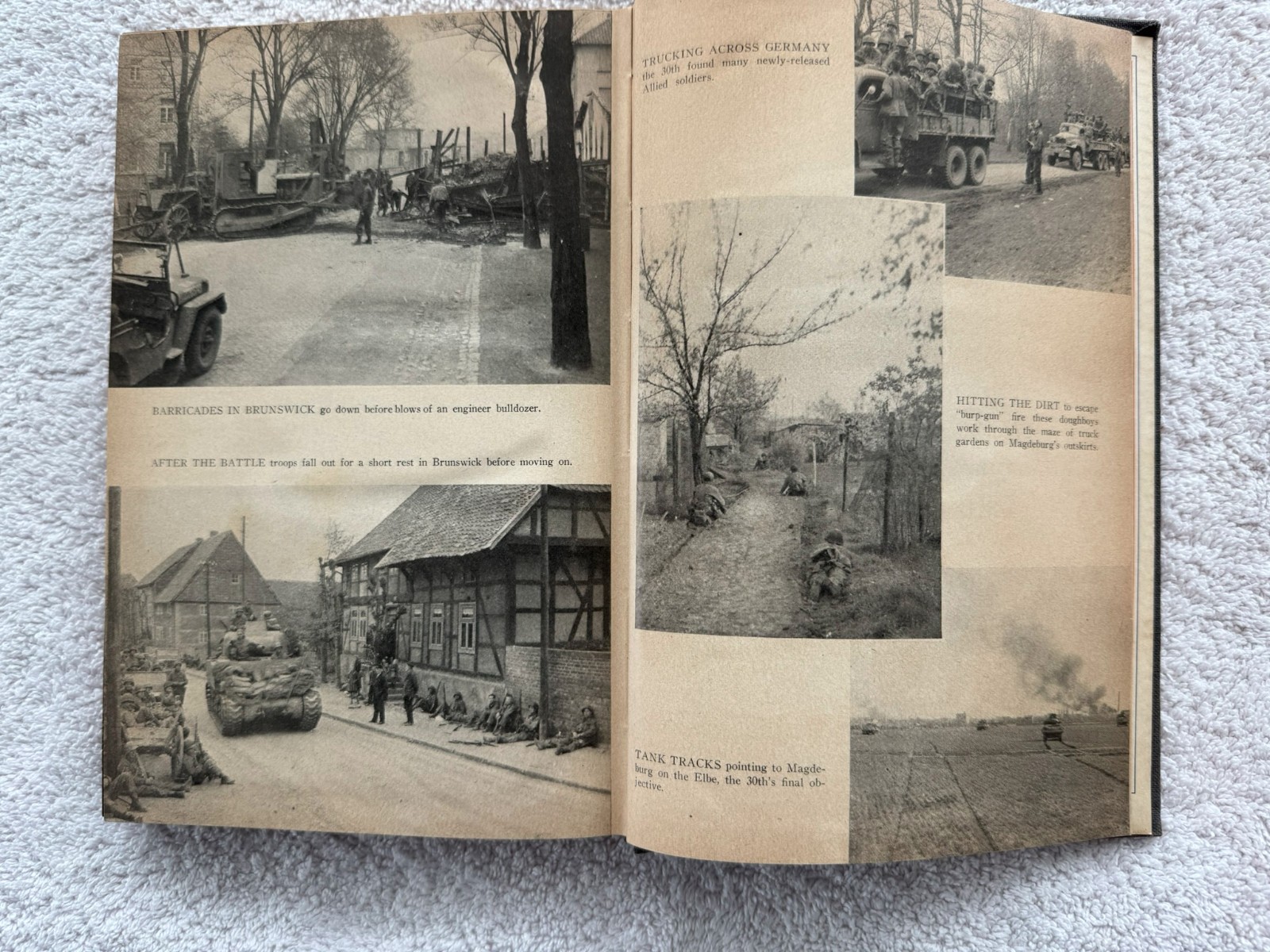 Workhorse of the Western Front 30th Infantry Division, WWII Unit History Book