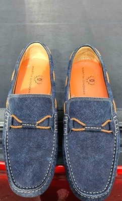 Martin Dingman Braid Loafer Navy Size 8.5 | eBay display picture 1