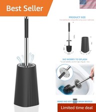 Space-Saving Toilet Brush Set with Ergonomic Handle - Ultimate Bathroom Solution