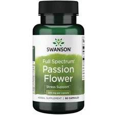 Swanson Full-Spectrum Passion Flower 500 mg 60 Capsules