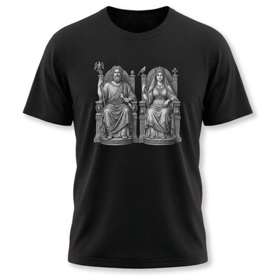 Zeus Hera Greek Gods T-Shirt | Mythology King & Queen of Olympus Tee Shirt