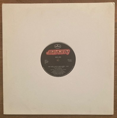 BON JOVI  You Give Love A Bad Name  promo 12'' single from 1986