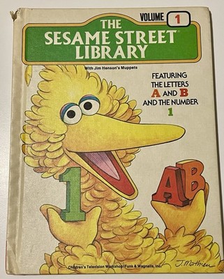 絵本・児童書 The Sesame Street Library Vol 1-6 The Sesame Street Library Volumes 1,3,6,8,9,10,11 Hardcover 1978