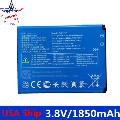 TCL Alcatel TLi017C7 Replacement Battery for TCL Flip 2 4058G