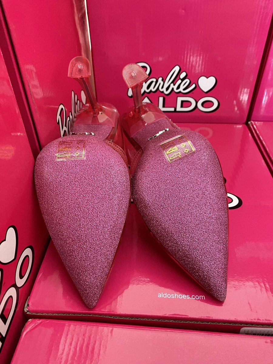 BARBIE X ALDO Barbiestessy Stiletto Heel~Pink Fuchsia 5~6 BARBIE X ALDO Barbiestessy Stiletto Heel~Pink Fuchsia 5~6