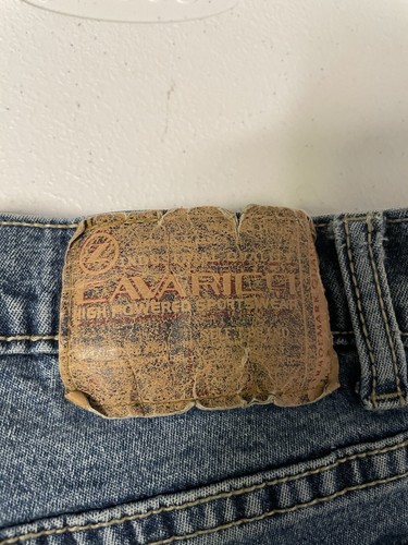 Z Cavaricci Women’s Jeans Customized Lace Leg Flare Sz. 7 Stretch - Picture 11 of 12
