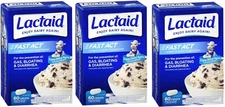 Lactaid Fast Acting Vanilla Caplets 60ct(3 Pack)