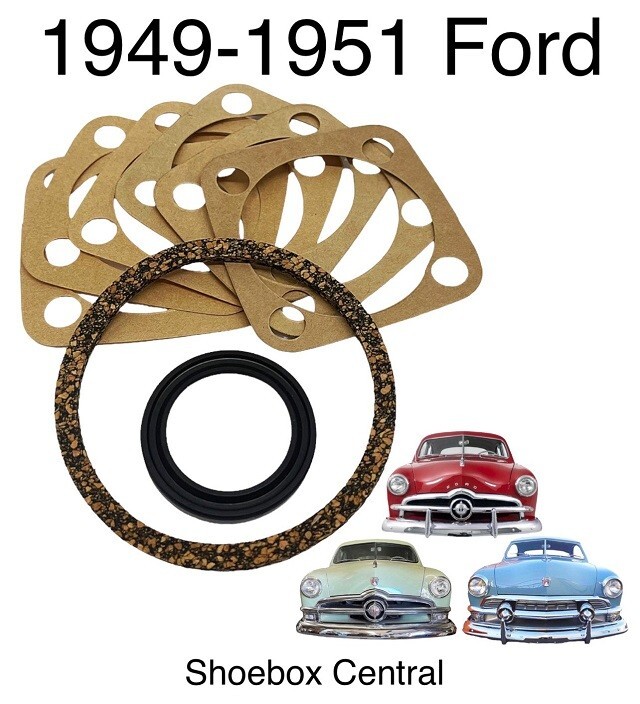 1949 1950 1951 Ford Steering Gear Box Gasket & Sector Shaft Seal Kit