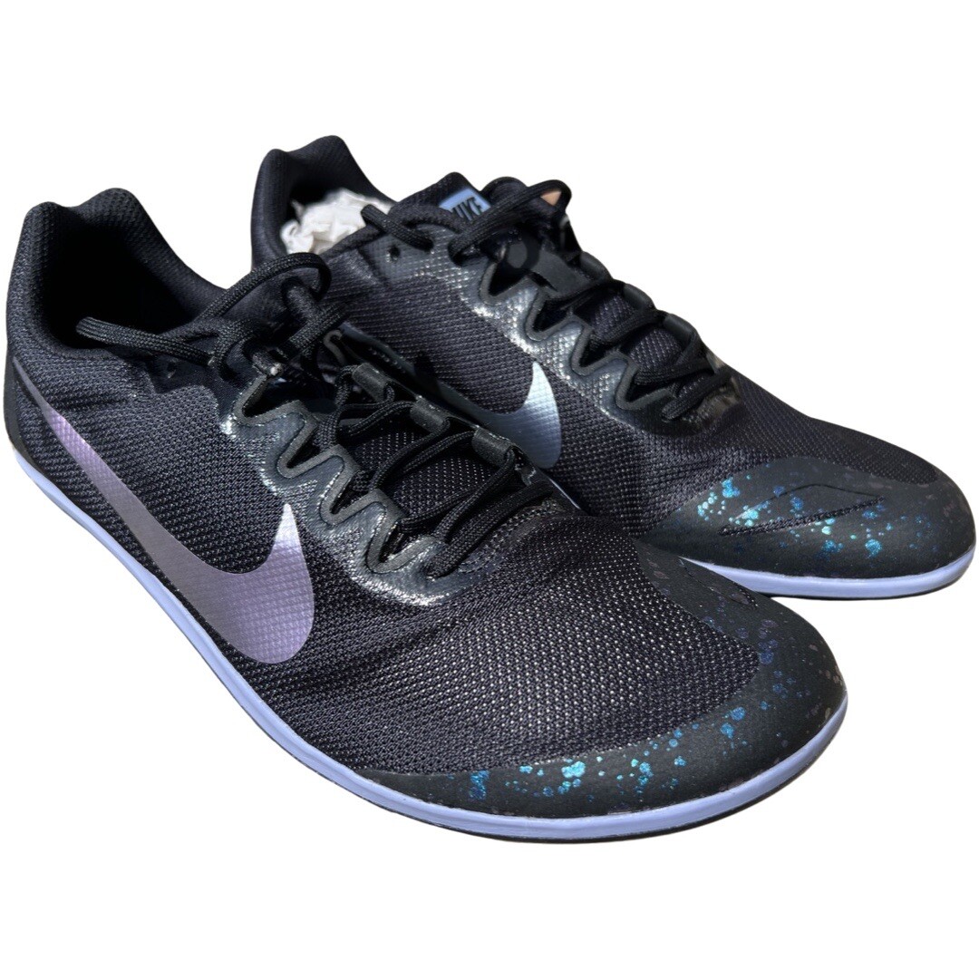 NEW Nike Zoom Rival D 10 907566-003 Black Indigo Fog Track  display picture 1