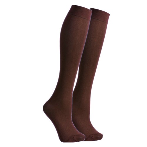 Womens Knee High Trouser Socks Silky Dress Stockings Stretchy Spandex Size 9-11 - Picture 12 of 19