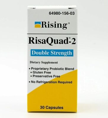 Risaquad-2 375mg Probiotic Dietary Supplement Capsules 30 count