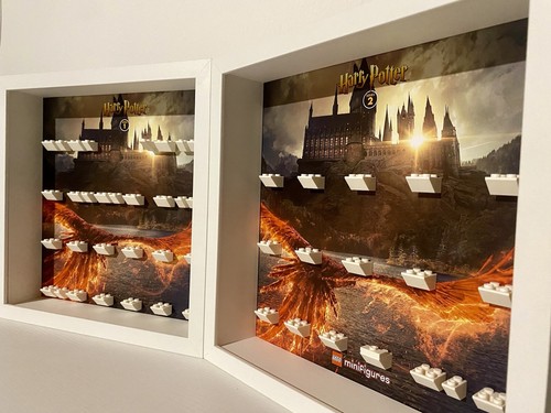 Coppia Cornici Vetrine Display Per Lego Minifigures Harry Potter Series 1 e 2 - Foto 2 di 4